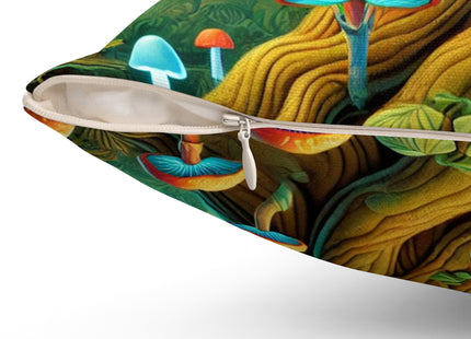 Silent Stripes Spun Polyester Square Pillow