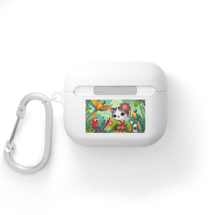 Parrot Dance of the Geisha Kitten AirPods and AirPods Pro Case