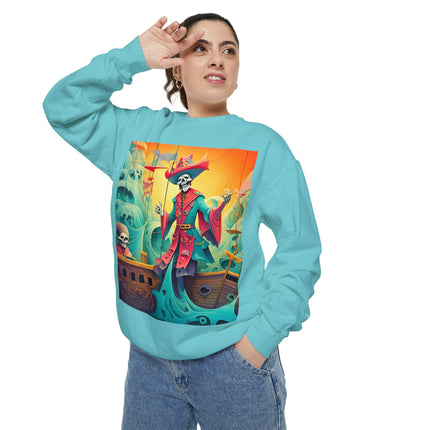 Skeleton Crew of the Misty Seas Unisex Garment-Dyed Sweatshirt