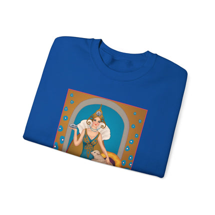April & Diamond (from the Gem Series) by Sofia Chiostri Heavy Blend™ Crewneck Sweatshirt