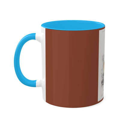 Giraffe by Charles Dessalines D' Orbigny Colorful Mugs, 11oz