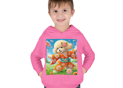Chrysanthemum Meadow Play Toddler Pullover Fleece Hoodie