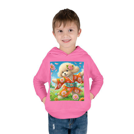 Chrysanthemum Meadow Play Toddler Pullover Fleece Hoodie