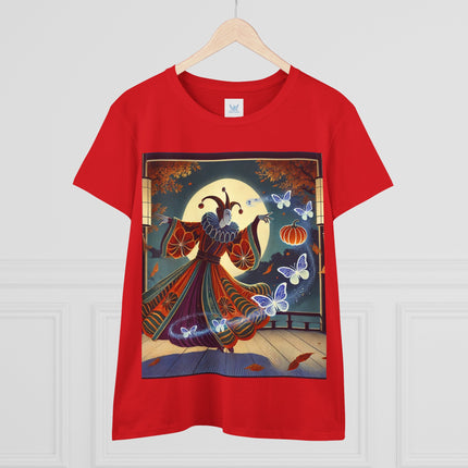 Court Magician with Ghost Butterflies Cotton Tee
