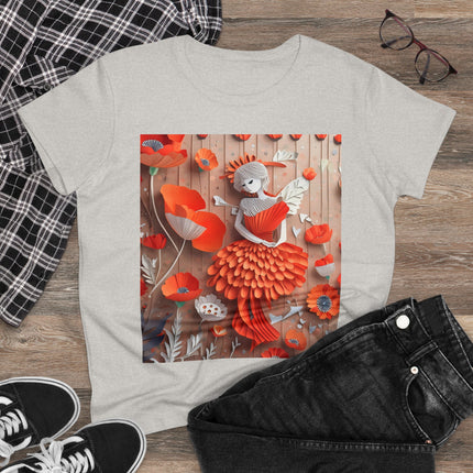Poppy Fairy Women's Midweight Cotton Tee