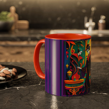 Phantoms of Elegance Colorful Mugs (11oz, 15oz)