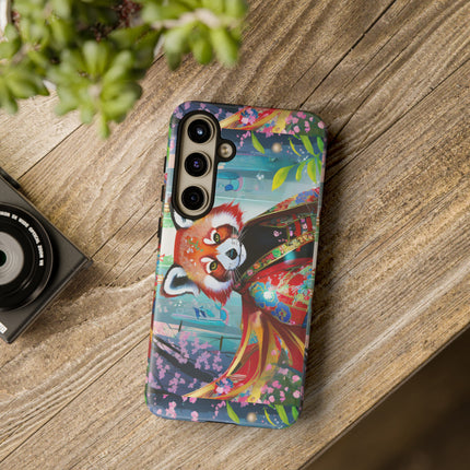 Cybernetic Red Panda Phone Cases