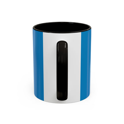 The Lady And The Moonlit Peak Colorful Mugs – Art Deco Alpine Garden Elegance