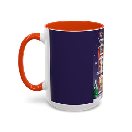 A Christmas Eve Celebration Colorful Mugs (11oz, 15oz)