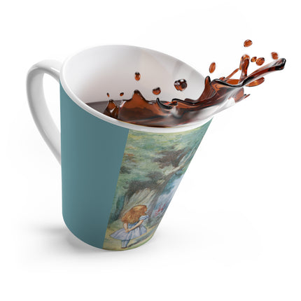 “I growl when I’m pleased, and wag my tail when I’m angry” by Sir John Tenniel Latte Mug