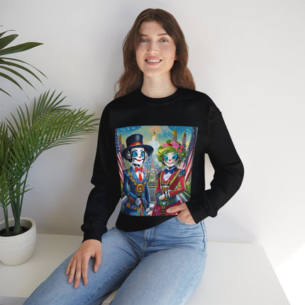 Cyber Punk Warrior Robots Unisex Heavy Blend™ Crewneck Sweatshirt