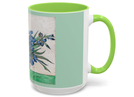 Irises by Vincent Van Gogh Colorful Mugs (11oz, 15oz)