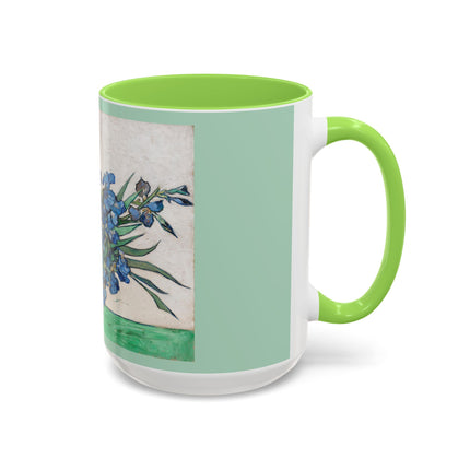 Irises by Vincent Van Gogh Colorful Mugs (11oz, 15oz)