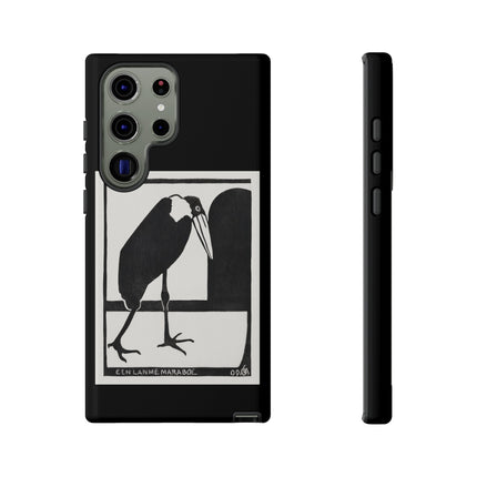 A Lame Marabou by Samuel Jessurun de Mesquita Phone Cases
