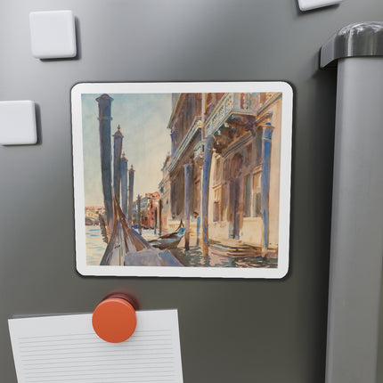 Gondola Moorings on the Grand Canal by John Singer Sargent Die-Cut Magnets (5 Sizes)