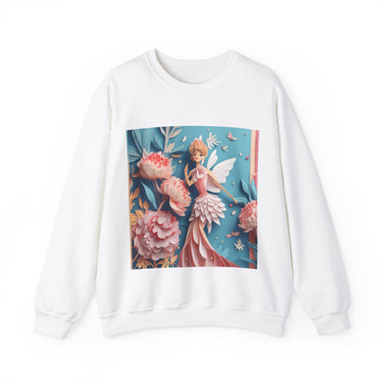 Peony Fairy Unisex Heavy Blend™ Crewneck Sweatshirt