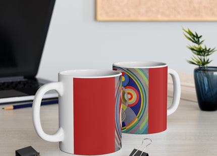 Rythme No. 1 by Robert Delaunay Ceramic Mug 11oz