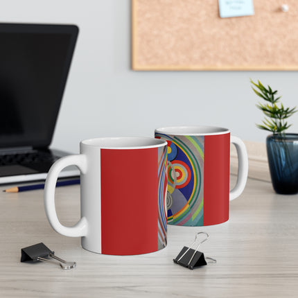 Rythme No. 1 by Robert Delaunay Ceramic Mug 11oz