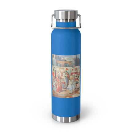 Off with her head! Off with— by Sir John Tenniel Copper Vacuum Insulated Bottle, 22oz
