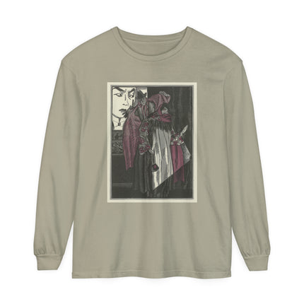 L’écran by Fernand Siméon Garment-dyed Long Sleeve T-Shirt