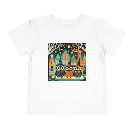 Night of the Trick-or-Treating Owlets Toddler Short Sleeve Tee
