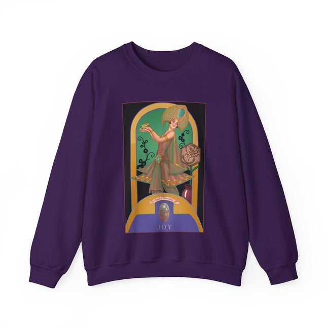 October & Opal, Tourmaline (from the Gem Series) by Sofia Chiostri Heavy Blend™ Crewneck Sweatshirt