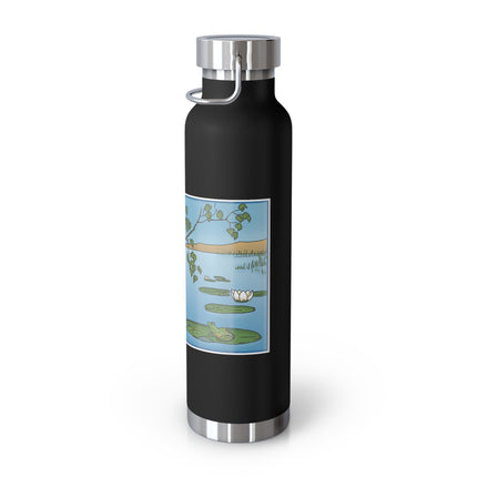 The Crow and the Frog Copper Vacuum Insulated Bottle, 22oz