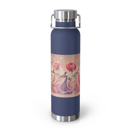 Whimsical Fairies Copper Vacuum Insulated Bottle, 22oz