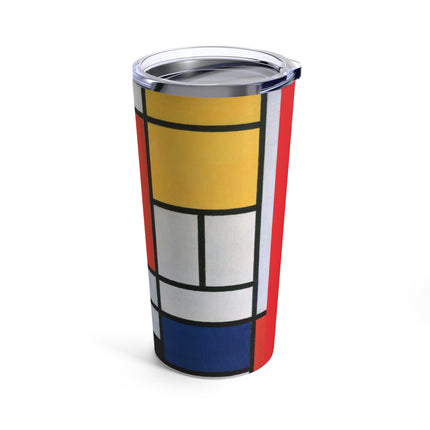 Composition with Red, Yellow, Blue, and Black by Piet Mondrian Tumbler 20oz