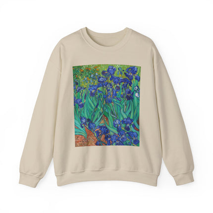 Irises by Vincent Van Gogh Heavy Blend™ Crewneck Sweatshirt