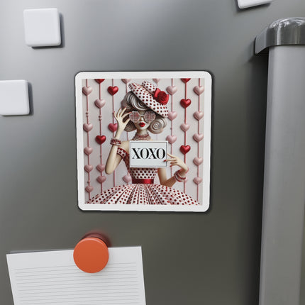 Fashionably Yours, XOXO Die-Cut Magnets (5 Sizes)