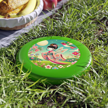 Geisha Fairy and the Hummingbird Blossom Wham-O Frisbee – Enchanted Wings & Graceful Harmony