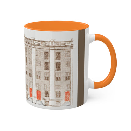 Amsterdam Canal Houses by Johan Teyler Colorful Mugs, 11oz