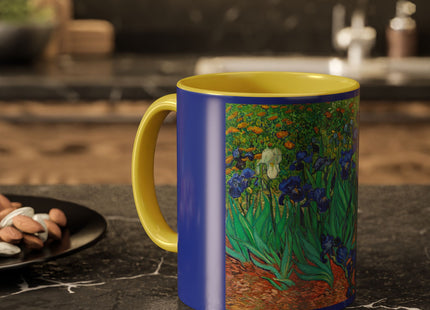Irises by Vincent Van Gogh Colorful Mugs (11oz, 15oz)
