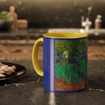 Irises by Vincent Van Gogh Colorful Mugs (11oz, 15oz)