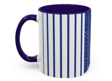 Snowman in Falling Snow Colorful Mugs (11oz, 15oz)