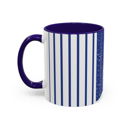 Snowman in Falling Snow Colorful Mugs (11oz, 15oz)