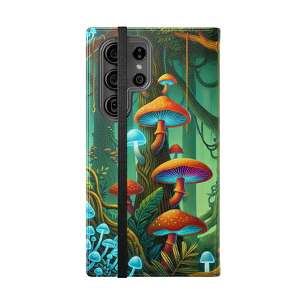 🐅🌿 Silent Stripes Flip Case – Stealth, Grace & Enchanted Forest