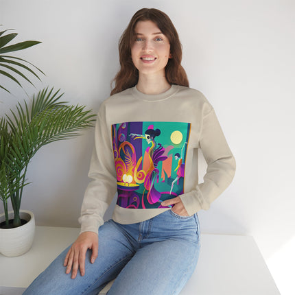 Dance of the Skeleton Ballerinas Unisex Heavy Blend™ Crewneck Sweatshirt