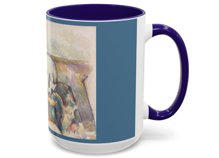 The Three Skulls by Paul Cézanne Colorful Mugs (11oz, 15oz)