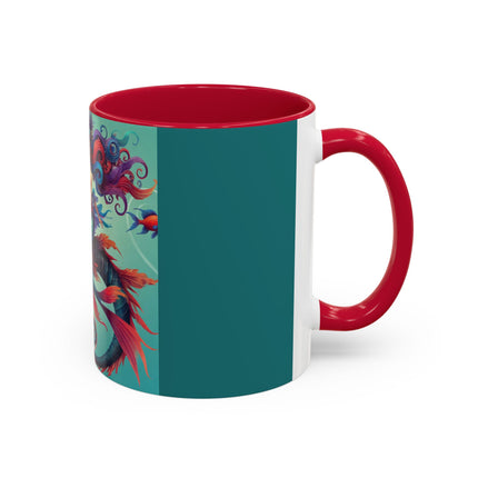 Mermaid & Sea Dragon Mug – Ocean Guardian & Mythic Beauty