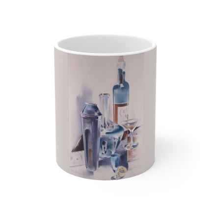 Hospitality Still Life Painting by Preston Dickinson Ceramic Mug 11 oz
