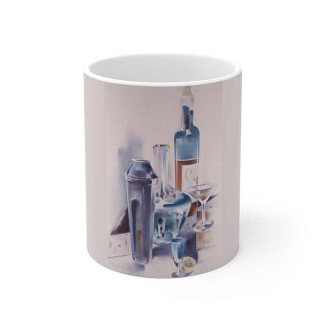 Hospitality Still Life Painting by Preston Dickinson Ceramic Mug 11 oz