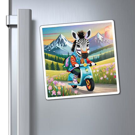 Stripes on Wheels Magnet (3 Sizes)