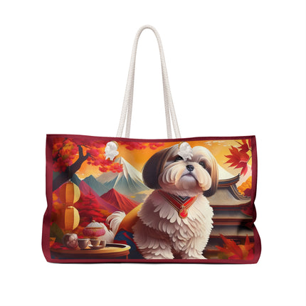 Shih Tzu Tea Ceremony Weekender Bag
