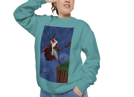 The Enchanted Witch Unisex Garment-Dyed Sweatshirt