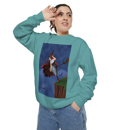 The Enchanted Witch Unisex Garment-Dyed Sweatshirt