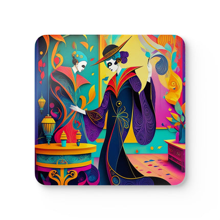 Phantoms of Elegance Corkwood Coaster Set