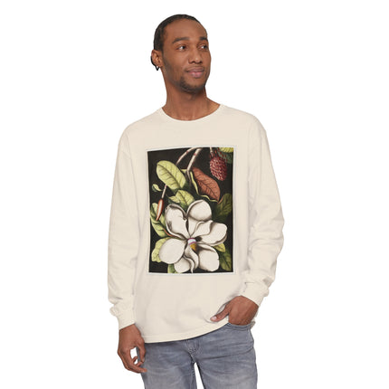 Natural History Plate 61 by Mark Catesby Garment-dyed Long Sleeve T-Shirt