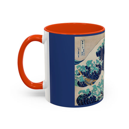 The Great Wave off Kanagawa by Katsushika Hokusai Colorful Mugs (11oz, 15oz)